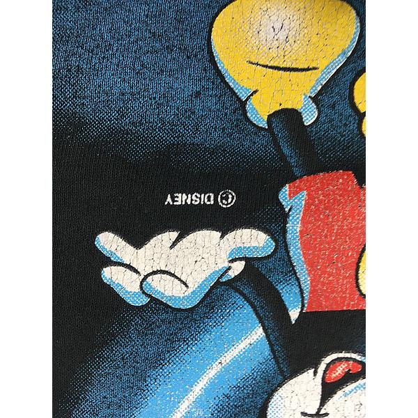 古着 90s USA製 Disney Mickey ミッキー ネオン プリント 古着 90s USA製 Disney Mickey ミッキー ネオン プリント
