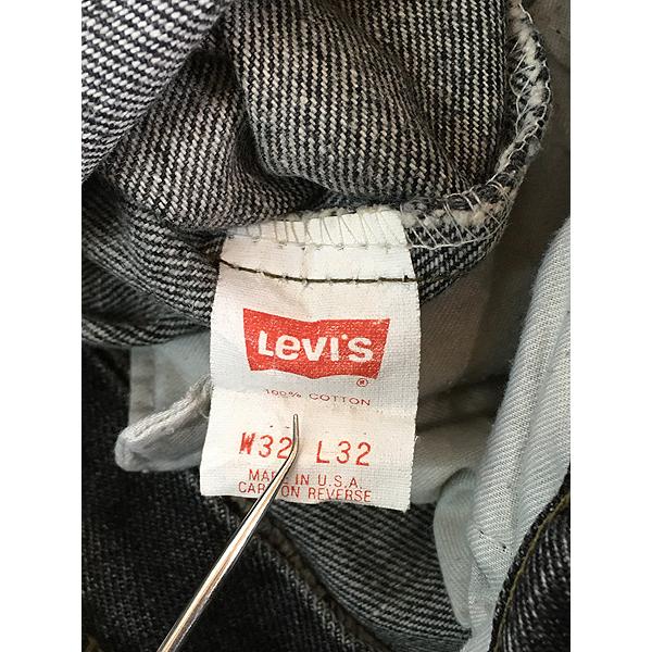 古着 80s USA製 Levi's 505-4861 ケミカル アシッド ブラック 古着 80s USA製 Levi's 505-4861 ケミカル アシッド ブラック