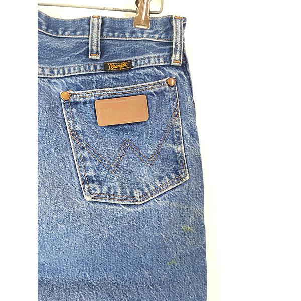 古着 80s USA製 Wrangler 13MWZ ブルー デニム パンツ ジーンズ 古着 80s USA製 Wrangler 13MWZ ブルー デニム パンツ ジーンズ