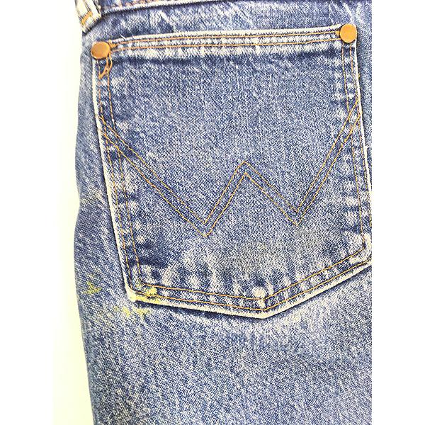 古着 80s USA製 Wrangler 13MWZ ブルー デニム パンツ ジーンズ 古着 80s USA製 Wrangler 13MWZ ブルー デニム パンツ ジーンズ