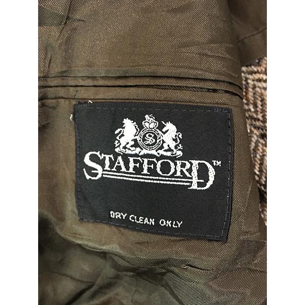 古着 70s USA製 STAFFORD × Harris Tweed クルミボタン 上質