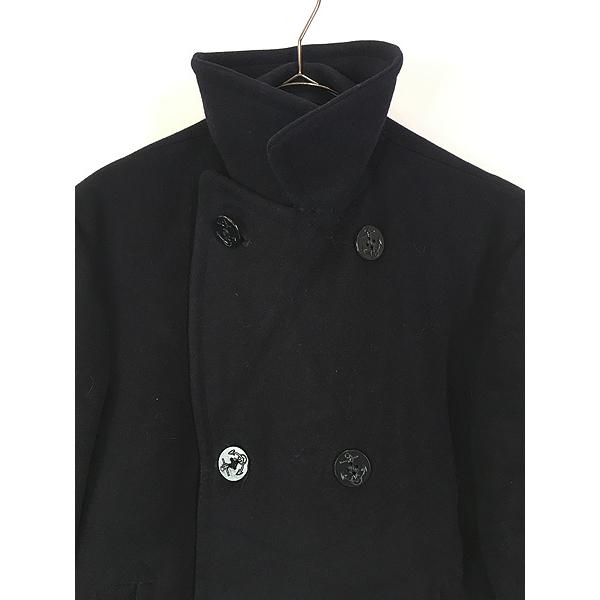 古着 60s 米軍 US NAVY ミリタリー 防水 防寒 メルトン ウール Pコート