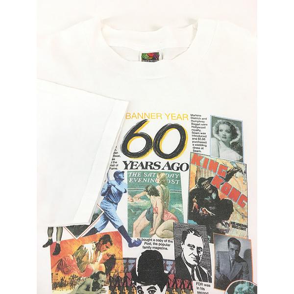古着 90s 「A Banner Year 40 Years Ago」 バナー ポスター ニュース 