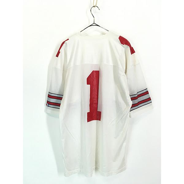古着 90s USA製 Champion No1 ナンバリング メッシュ 古着 90s USA製 Champion No1 ナンバリング メッシュ