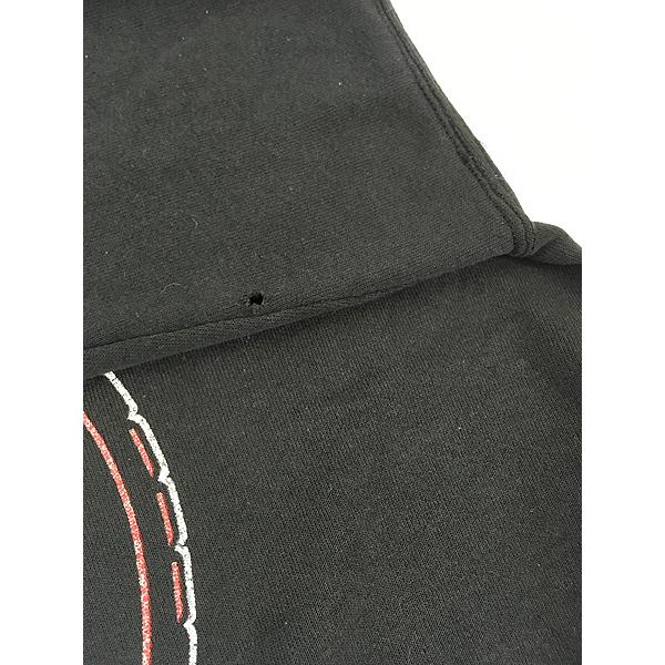 古着 90s HARLEY DAVIDSON 時計 BIG ロゴ スウェット パーカー L