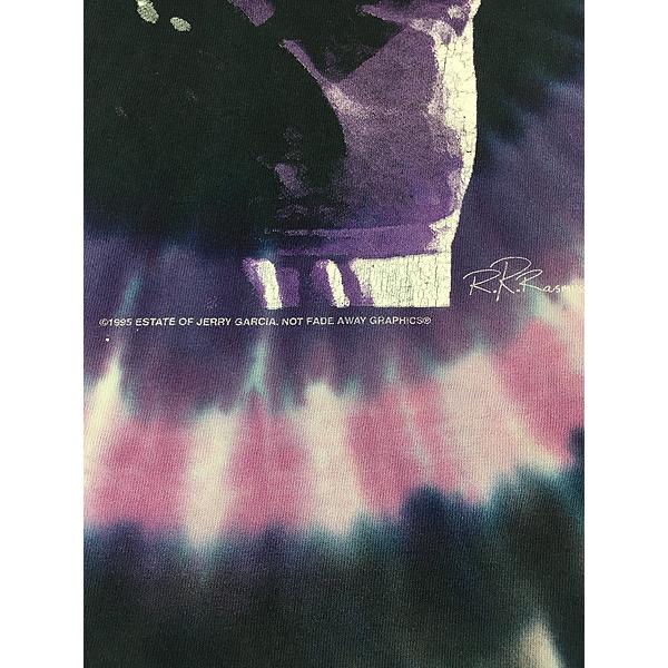 古着 90s Jerry Garcia 「May the Four Winds Blow You Safely 」 Grateful Dead ロック バンド タイダイ Tシャツ XL位 古着 90s Jerry Garcia 「May the Four Winds Blow You Safely Home