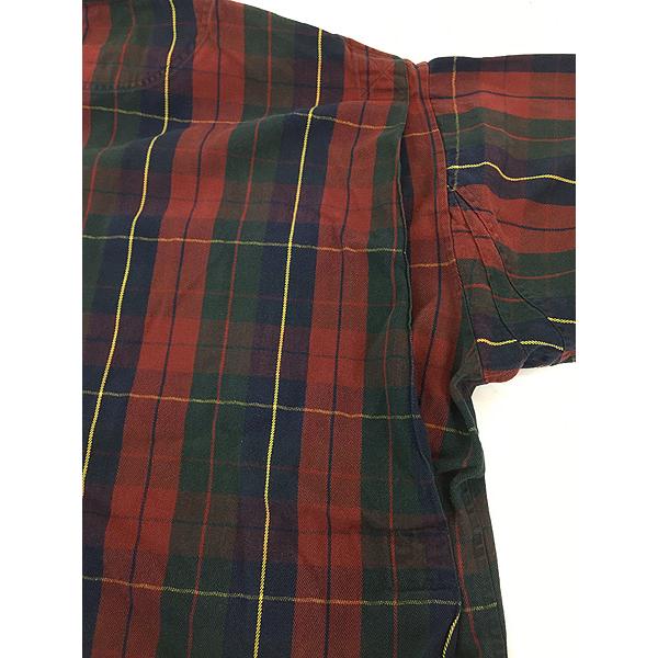 古着 90s Willis& タータン チェック ヘビー ヘリンボーンツイル ハンティング シャツ ジャケット L 古着 90s Willis&Geiger タータン チェック ヘビー ヘリンボーンツイル