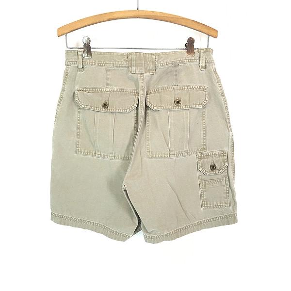 90s-00s Eddie Bauer バギー カーゴショーツ 32 古着 90s Eddie Bauer コットン キャンバス ブッシュ カーゴ ショーツ