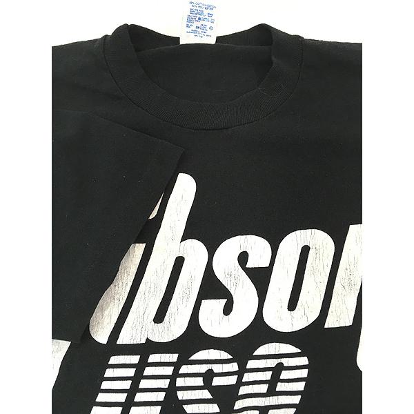 古着 80s USA製 Gibson USA ギブソン ギター メーカー ミュージック T  