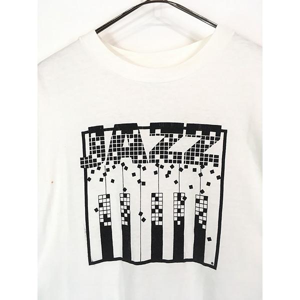 古着 90s USA製 Jazz ジャズ ブルース ミュージック アート Tシャツ XL 