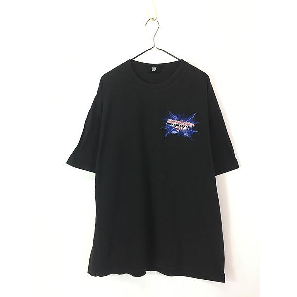 古着 HARLEY DAVIDSON CAFE サンダー イーグル Tシャツ XL位 : 古着屋