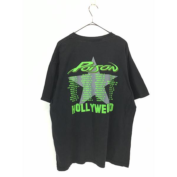 古着 00s Poison 「Hollyweird」 ツアー ヘヴィ メタル ロック バンド