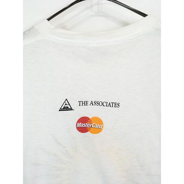 3521　90s　シングルステッチ　マスターカード　太陽　半袖　Tシャツ　白 3521 90s シングルステッチ マスターカード 太陽 半袖 Tシャツ 白