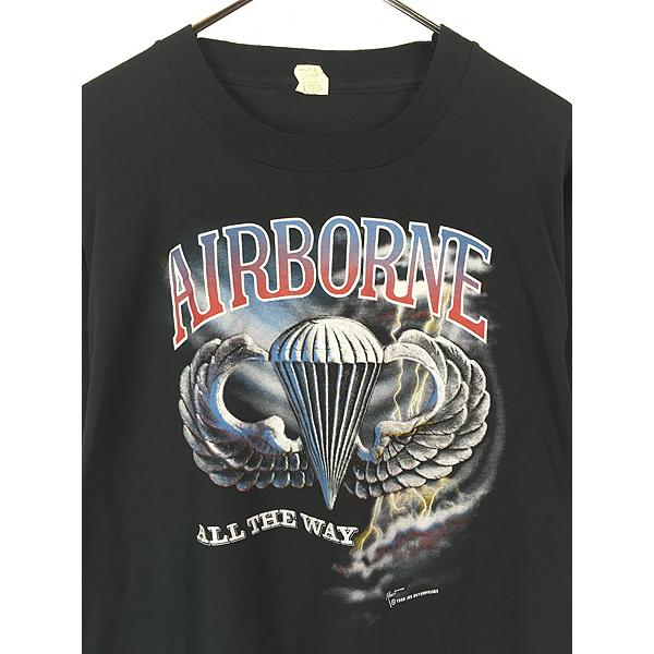 古着 90s USA製 米軍 AIRBORNE Jump Wings エアボーン サンダー 古着 90s USA製 米軍 AIRBORNE Jump Wings エアボーン サンダー
