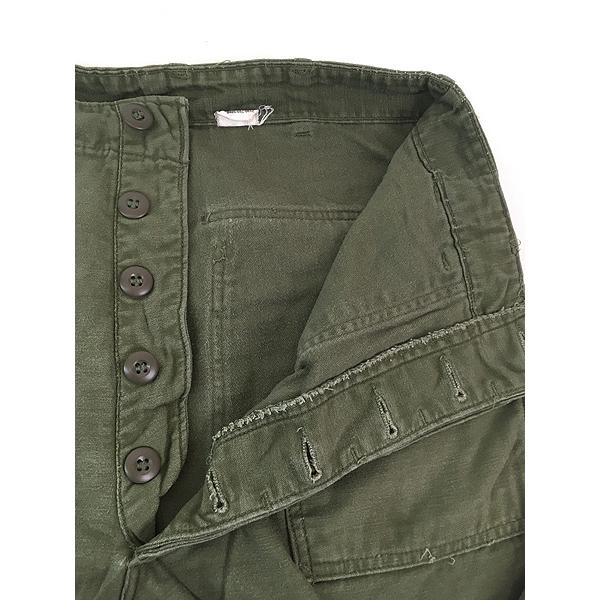 古着 60s 米軍 US ARMY 100%コットンサテン ミリタリー ベイカー