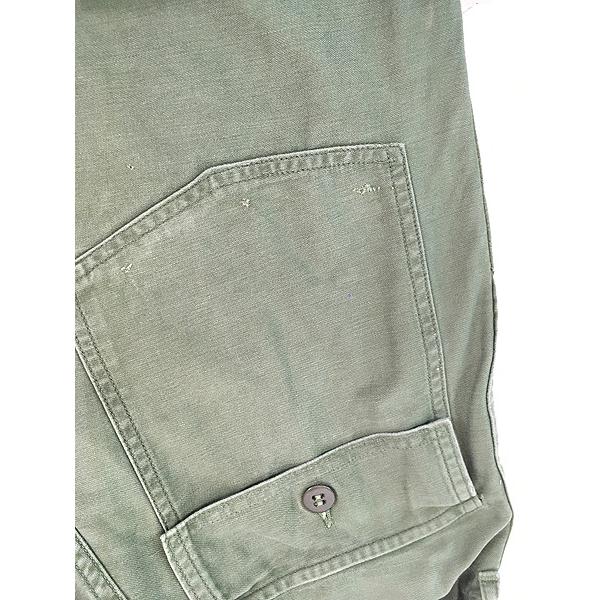 古着 60s 米軍 US ARMY 「初期」 8.5oz コットンサテン 古着 60s 米軍 US ARMY 「初期」 8.5oz コットンサテン