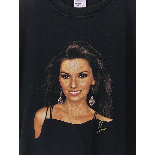 古着 00s Shania Twain フォト カントリー ミュージック Tシャツ XL 