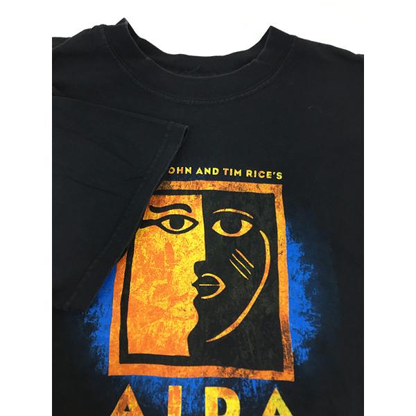 古着 00s Elton John and Tim Rice's 「AIDA」 ミュージック オペラ ミュージカル Tシャツ XL 古着 00s Elton John and Tim Rice's 「AIDA」 ミュージック オペラ