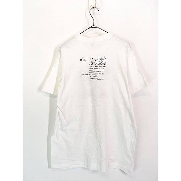 古着 90s USA製 Mechanical Brides 「Wake up and Smell the Coffee」 ミュージアム アート Tシャツ L 古着 90s USA製 Mechanical Brides 「Wake up and Smell the Coffee