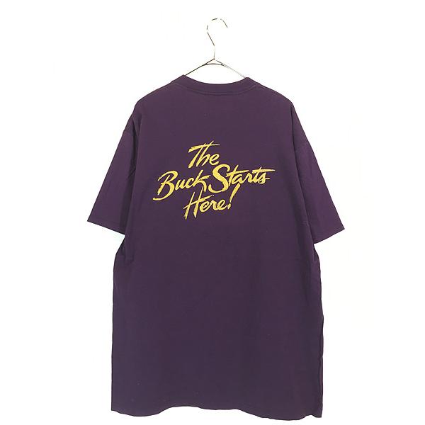 古着 90s USA製 George Washington 「The Buck Starts Here!」アメリカ 