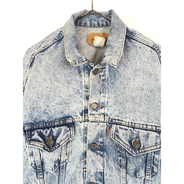 古着 80s USA製 Levi's 70507-0219 ワイドシルエット ケミカル