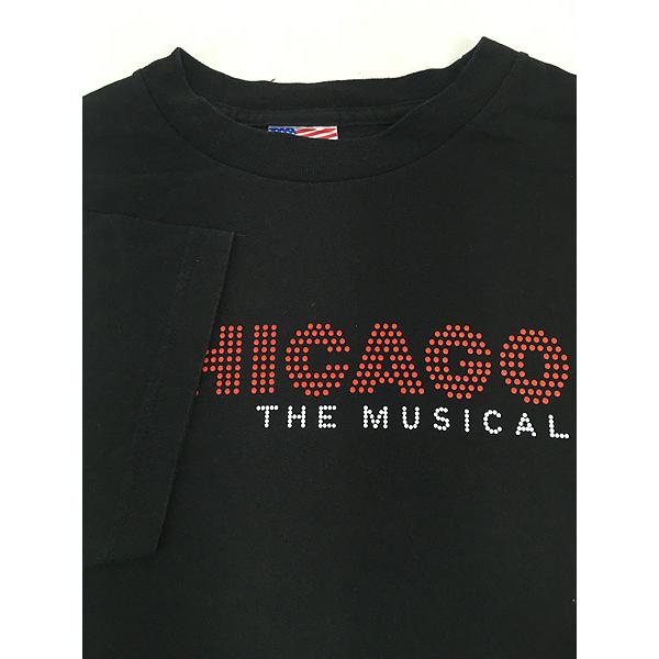 古着 00s USA製 CHICAGO THE MUSICAL シカゴ ミュージカル Tシャツ M