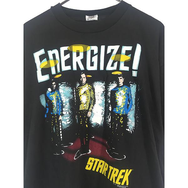 古着 90s USA製 STAR TREK 「ENERGIZE!」 スタートレック SF ドラマ