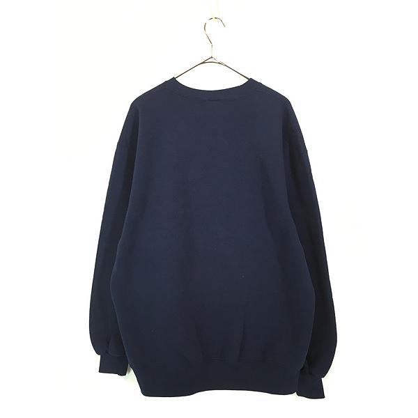 古着 90s USA製 Russell 無地 ソリッド 前V セットイン スウェット