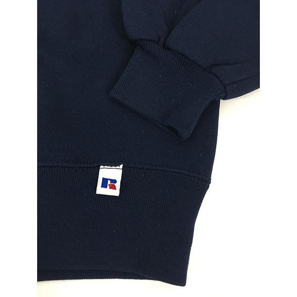 古着 90s USA製 Russell 無地 ソリッド 前V セットイン スウェット