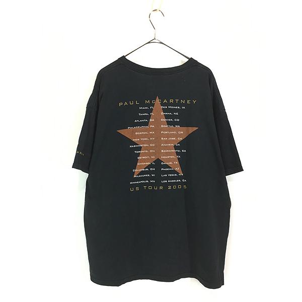 Paul McCartney US TOUR 2005 ライブTシャツ 古着 00s The Beatles Paul McCartney 「US Tour 2005」 ツアー ロック