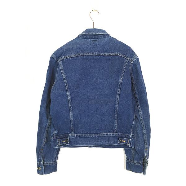 古着 80s USA製 Lee 220-2647 濃紺 ブルー デニム トラッカー