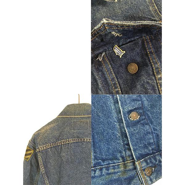 古着 70s USA製 Levi's 70506-0216 ハンド ポケット付 濃紺 古着 70s USA製 Levi's 70506-0216 ハンド ポケット付 濃紺