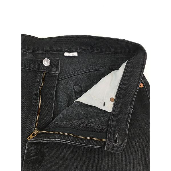 古着 00s Levi's 505-0260 サルファ スーパー ブラック デニム