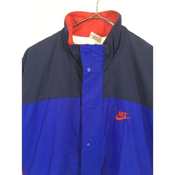古着 90s NIKE 裏地 天竺 比翼 クレイジー ナイロン スポーツ