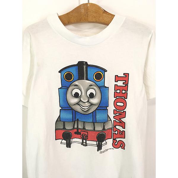 キッズ 古着 90s USA製 THOMAS きかんしゃトーマス キャラクター T 