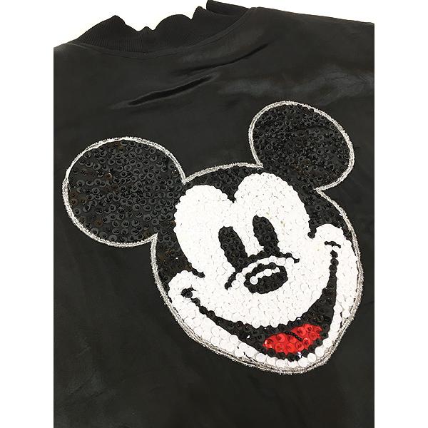 レディース 古着 90s Disney by Joujou MICKEY ミッキー スパンコール