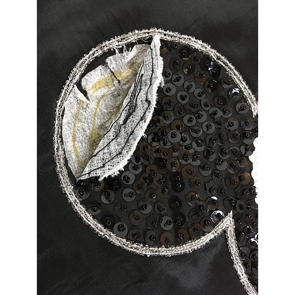 レディース 古着 90s Disney by Joujou MICKEY ミッキー スパンコール