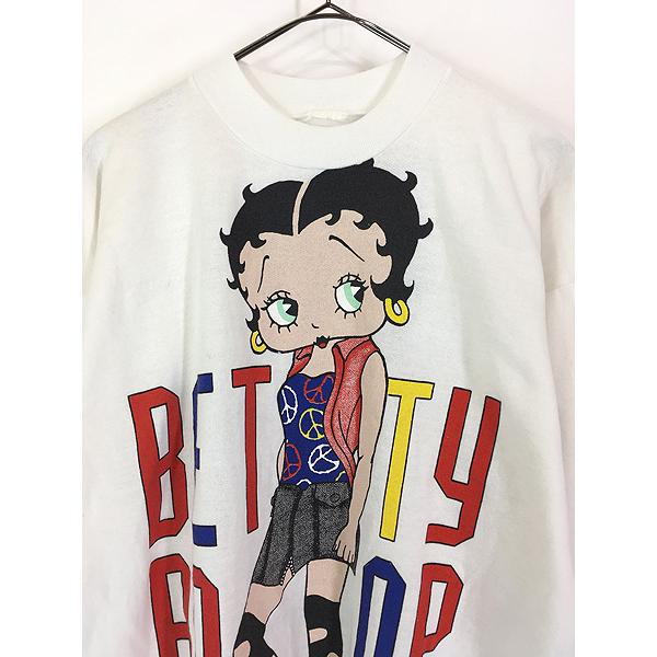 レディース 古着 90s BETTY BOOP ベティー ブープ 両面 BIG レディース 古着 90s BETTY BOOP ベティー ブープ 両面 BIG