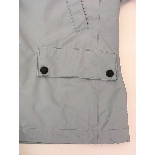 レディース 古着 England製 Burberry London 裏地 メッシュ 光沢