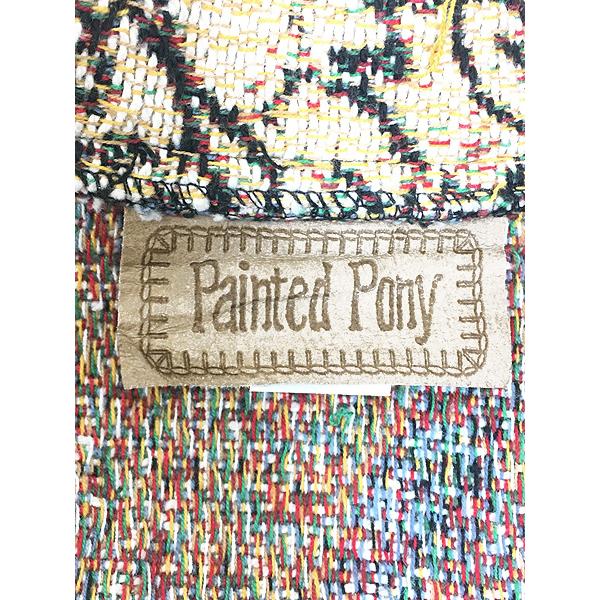レディース 古着 90s Painted Pony USA製 ゴブランジャケット レディース 古着 90s USA製 Painted Pony モダン 花 フラワー 総