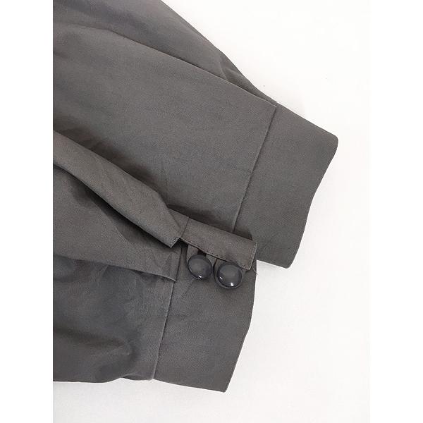 レディース 古着 80s USA製 LONDONFOG 光沢 スタンドカラー パフスリーブ ロング トレンチ コート M位 古着 レディース 古着 80s USA製 LONDONFOG 光沢 スタンドカラー