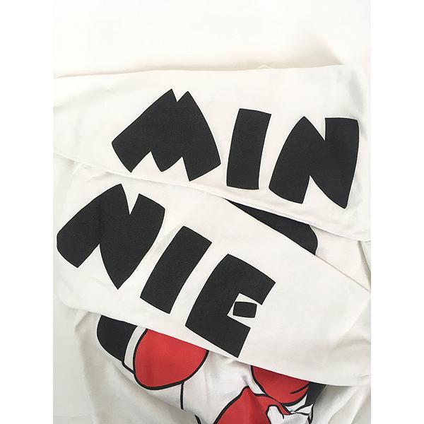 レディース 古着 90s USA製 Disney ミニーちゃん BIG 両面 プリント