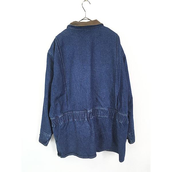 レディース 古着 80s USA製 WoolRich デニム ハンティング ジャケット