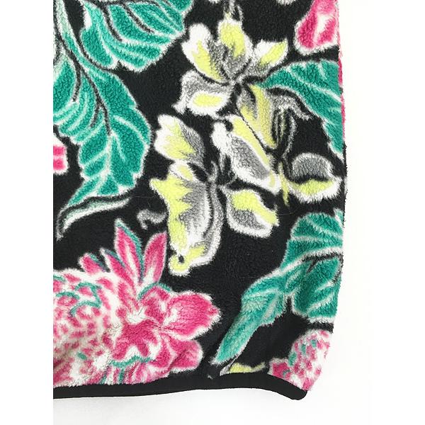 レディース 古着 15s Patagonia 花 フラワー 総柄 スナップT シンチラ