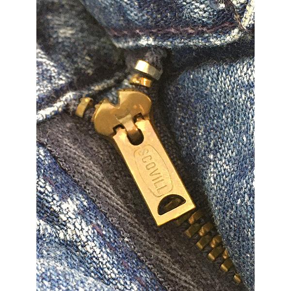 レディース 古着 60s USA製 Wrangler パチポケ インディゴ デニム