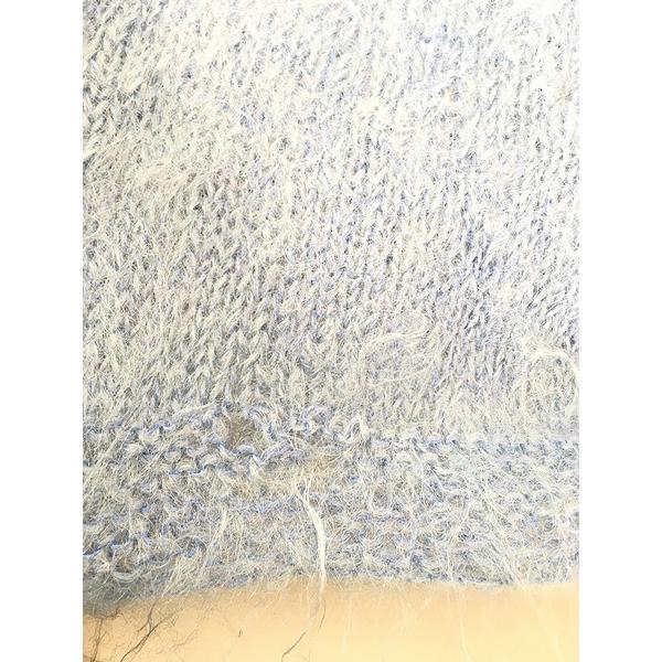 レディース 古着 60s 無地 ソリッド シャギー モヘア ウール ニット