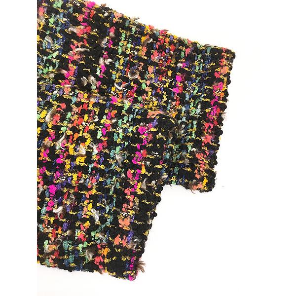 レディース 古着 CHICO'S DESIGN カラフル ツイード ウール ニット