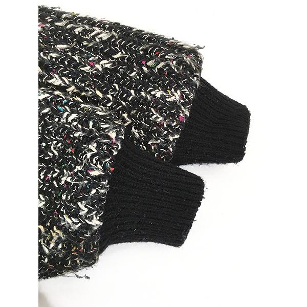 レディース 古着 90s daniel フェイク レザー パイピング ツイード風