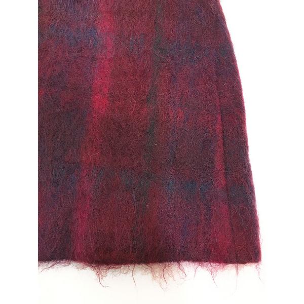 レディース 古着 80s USA製 George David fashions チェック 総柄