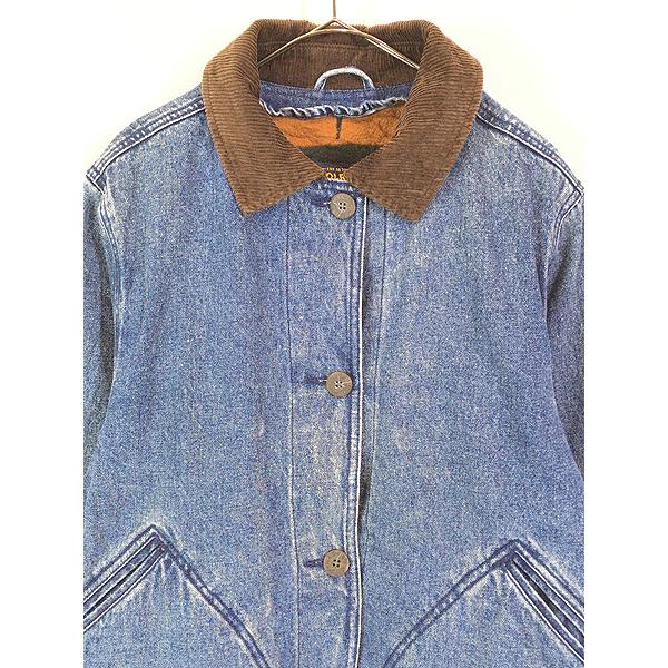 WOOLRICH デニムハンティングコート / Sサイズ / 日本製 80's~90's Woolrich Black Denim Hunting Jacket 80年代 ウールリッチ